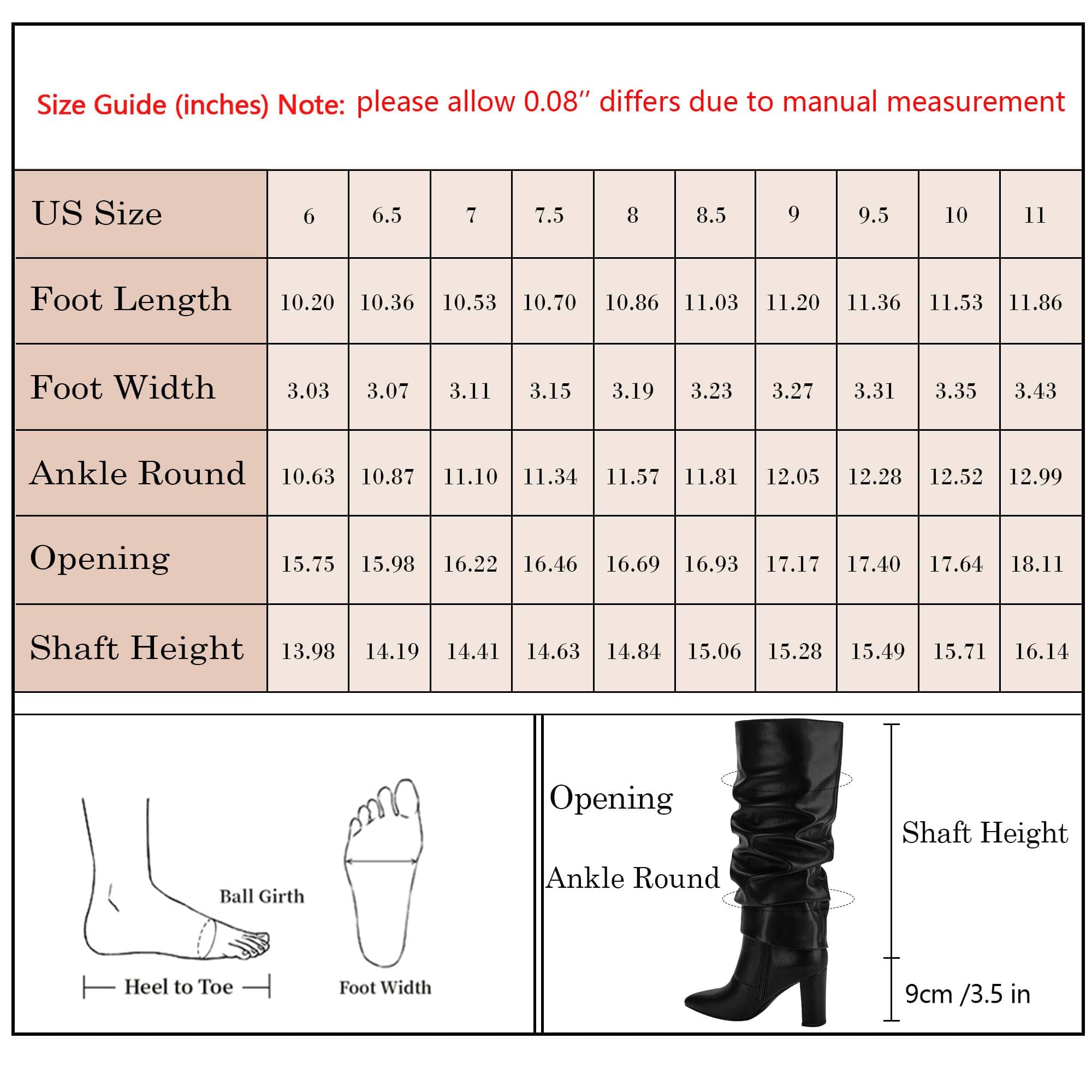 Black Chunky Heel Fold Over Knee High Boots