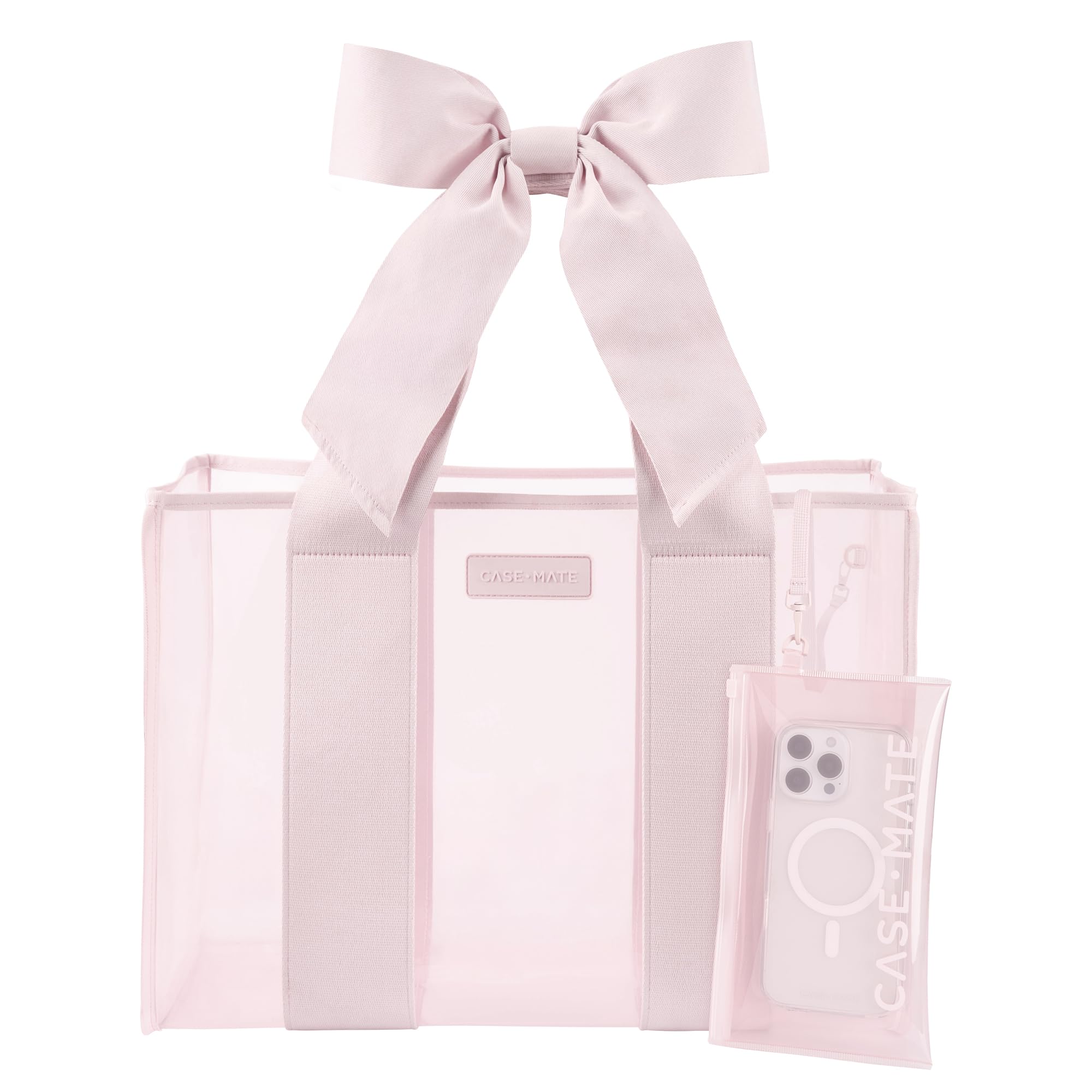 Case-Mate Pink Bow Beach Tote