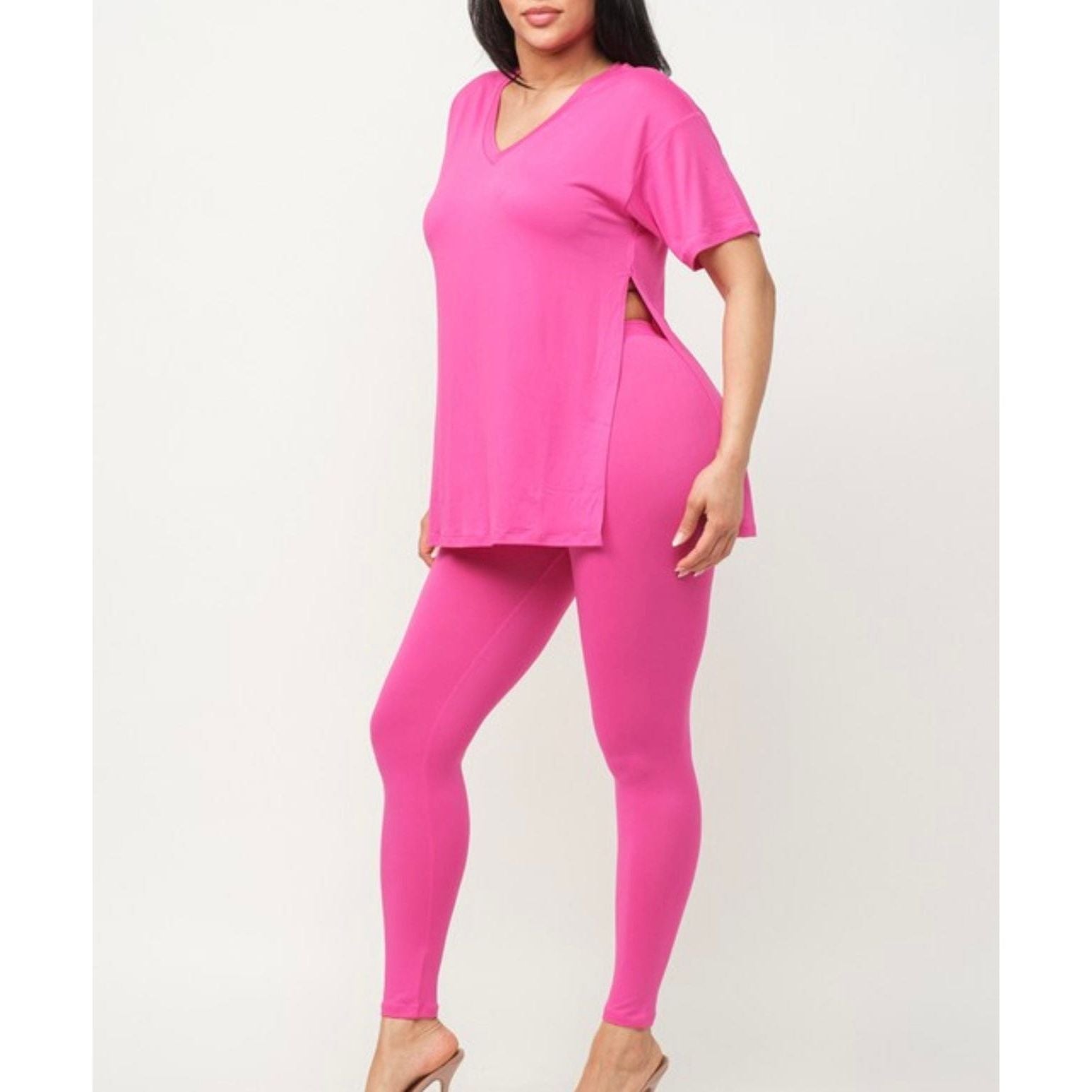 Fuchsia Legging Set