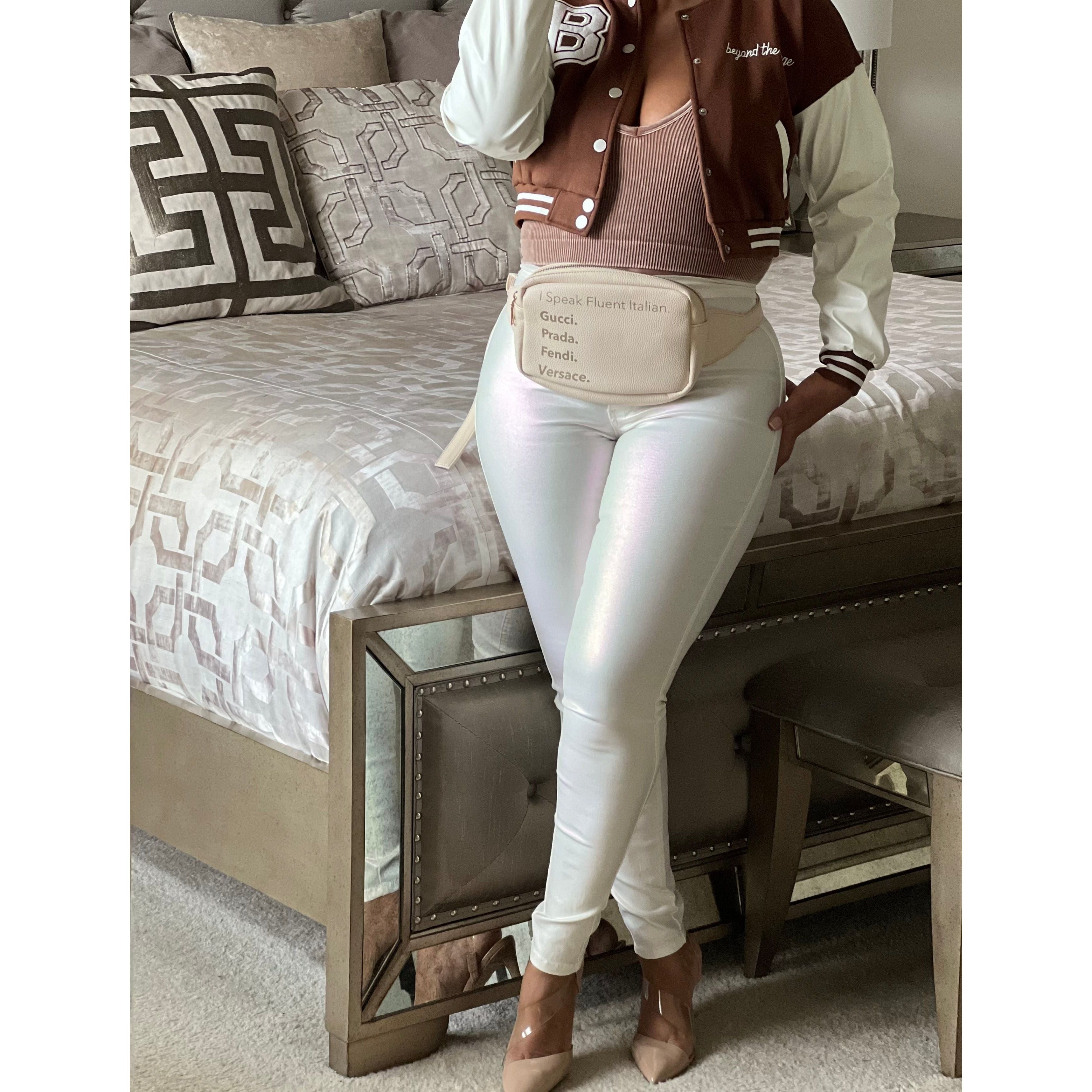 Ivory (PREORDER-ships 3/29) Ivory Fluent Italian Fanny Pack