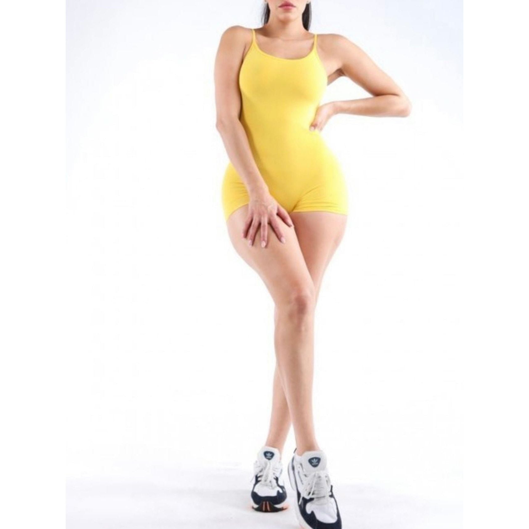 Yellow Sleeveless Romper