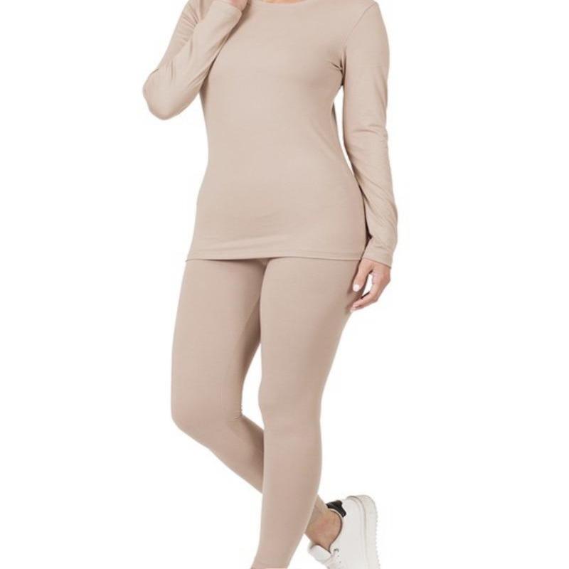 Ash Mocha Leggings Set