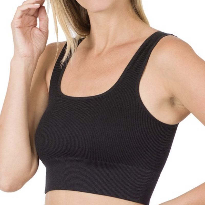 Black Crop Tank
