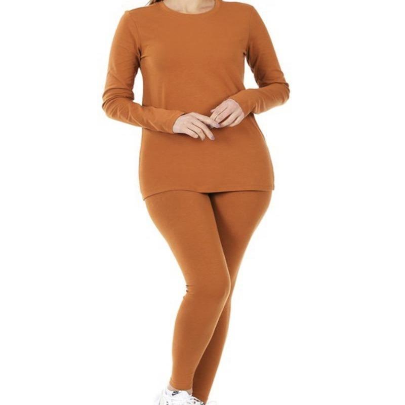 Cotton Almond Leggings Set
