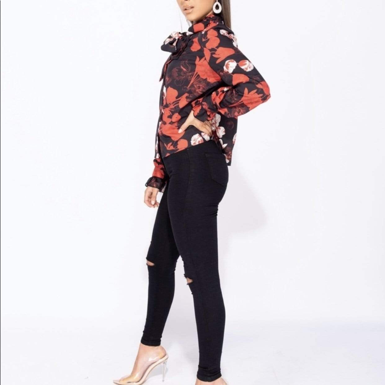 Floral Print Blouse