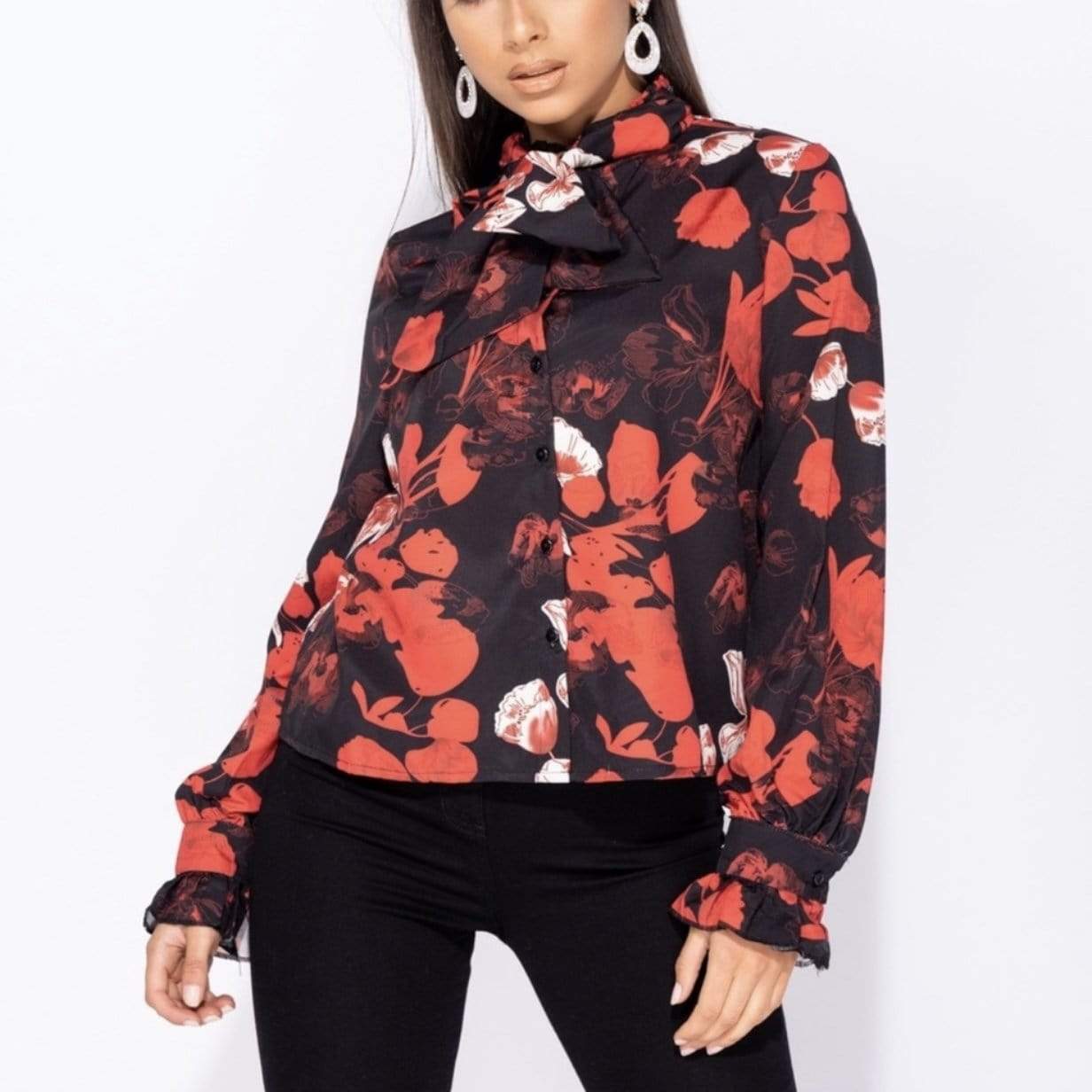 Floral Print Blouse