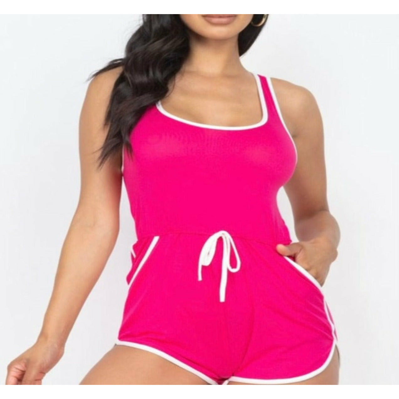 Fuchsia Romper
