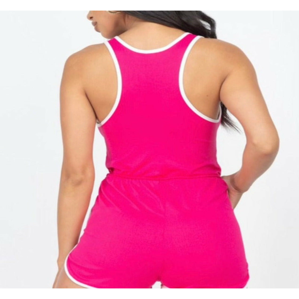 Fuchsia Romper