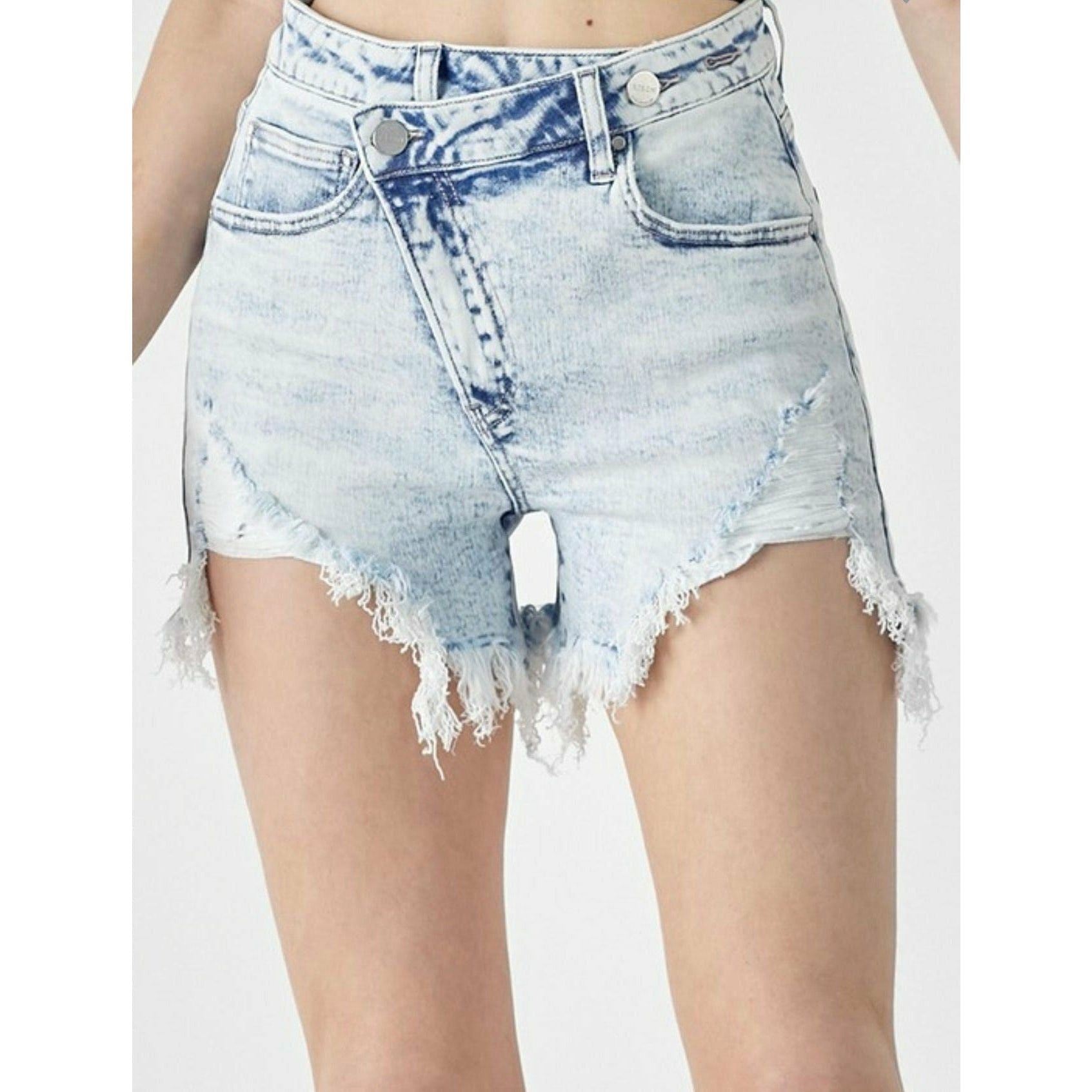 High Rise Crossover Shorts