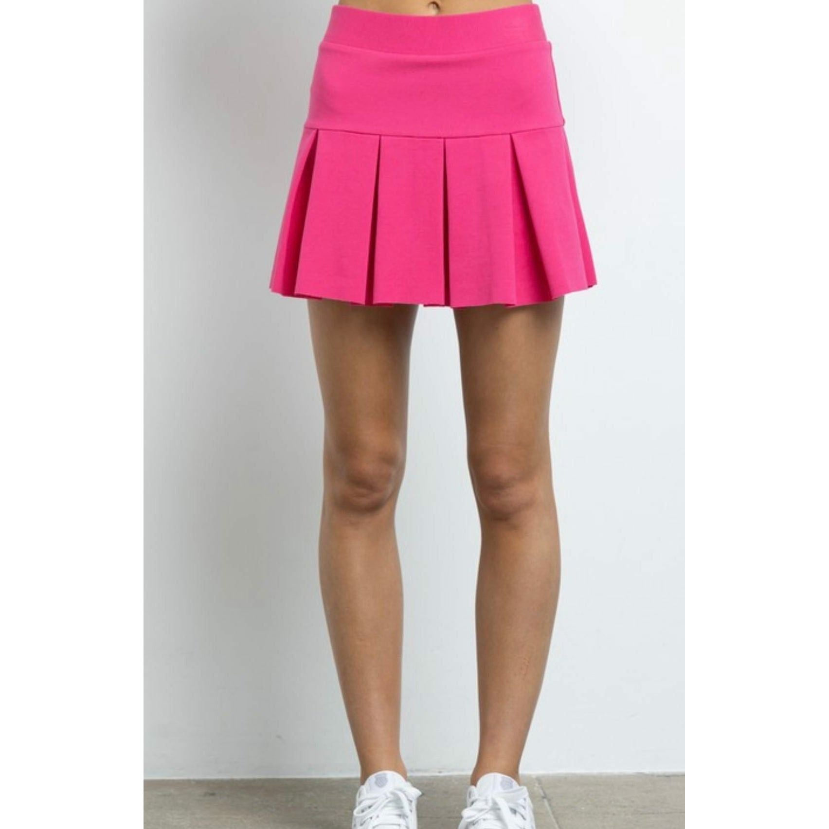 Hot Pink Tennis Skirt