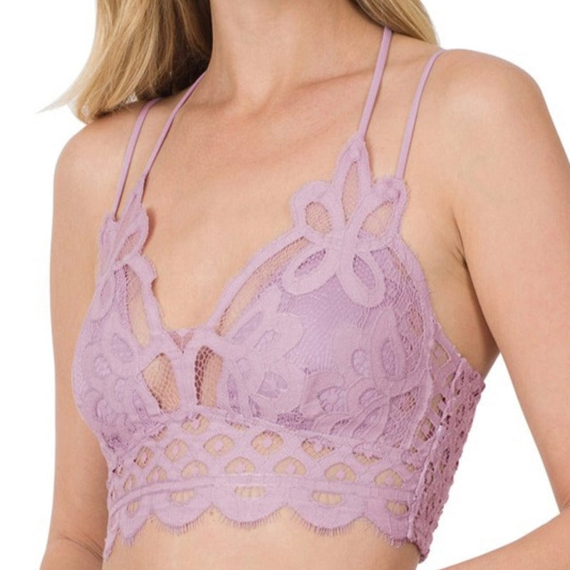 Lavender Lace Bralette