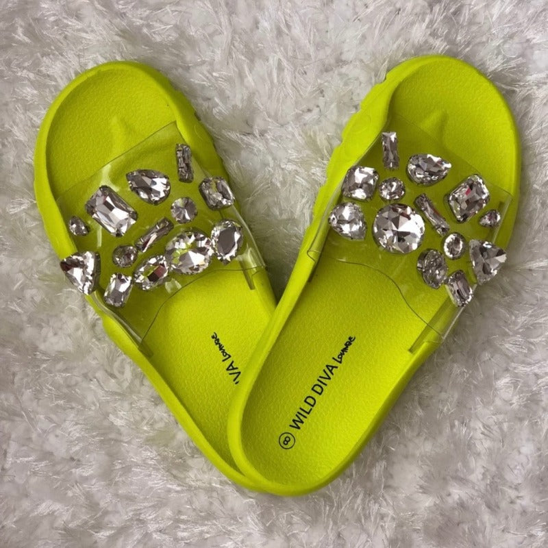 Neon Yellow Slides