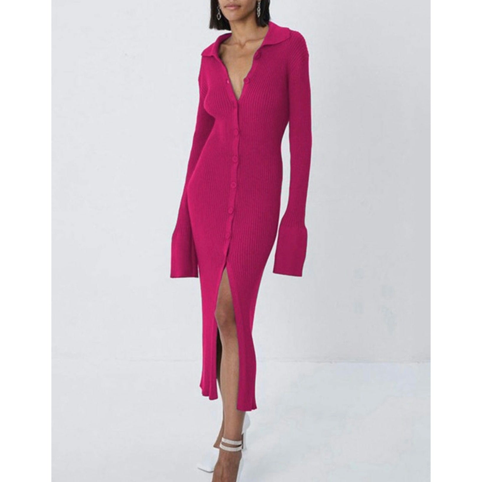 Pink Midi Dress