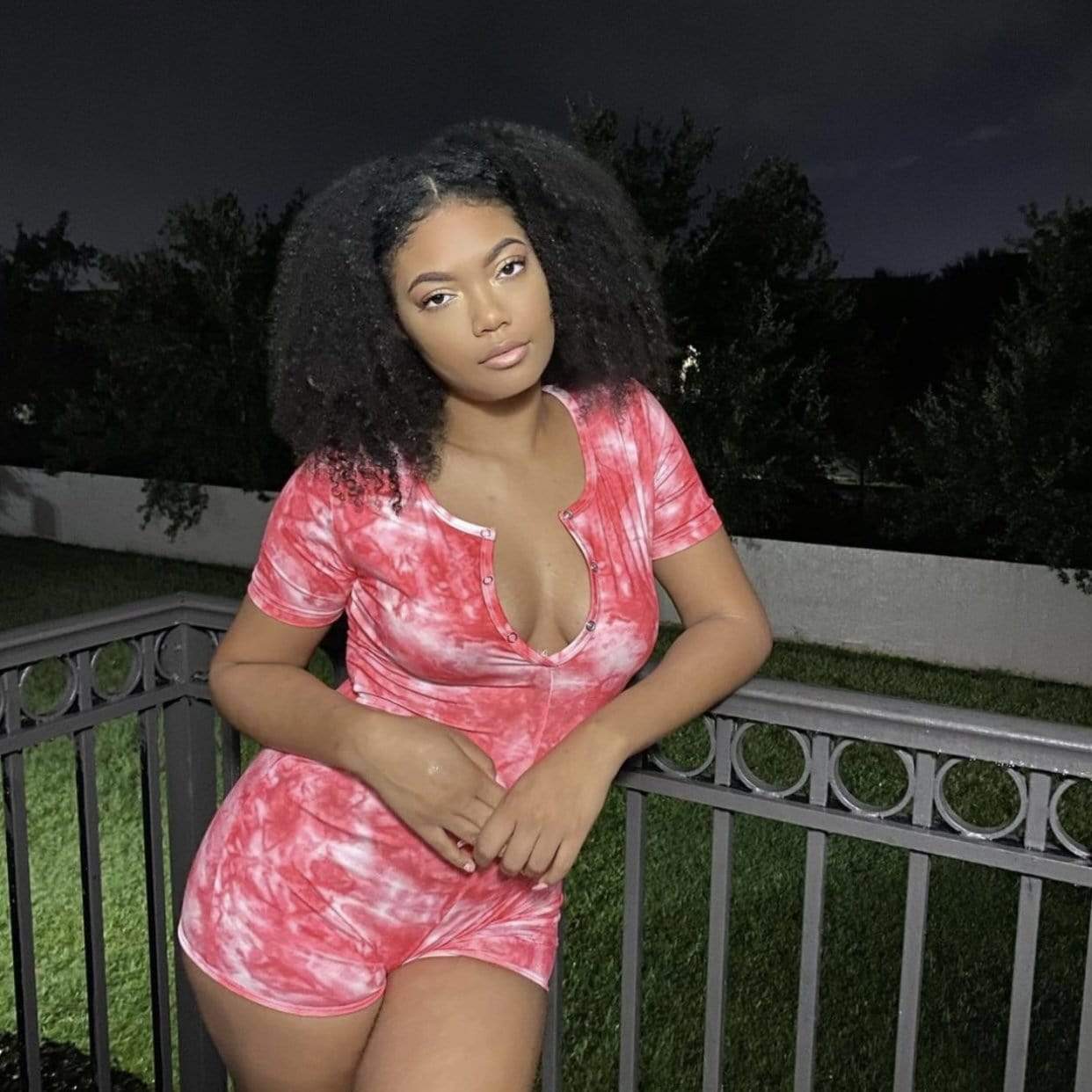 Pink Tie Dye Romper