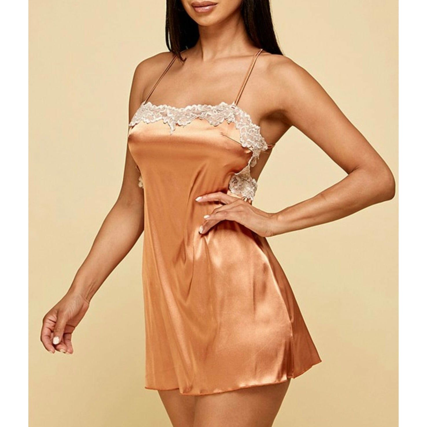 Rust Slip Dress