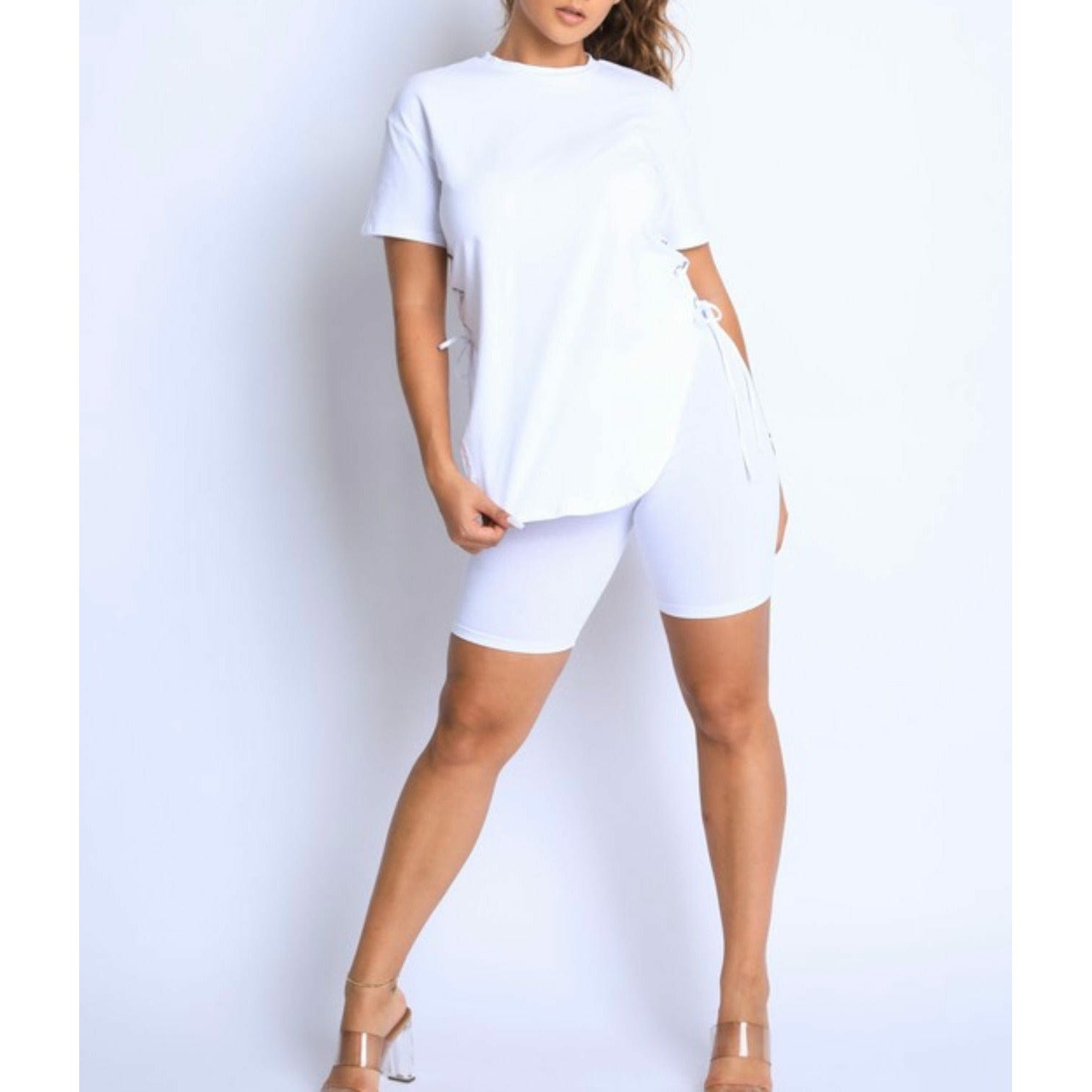 Side Tie Biker Set