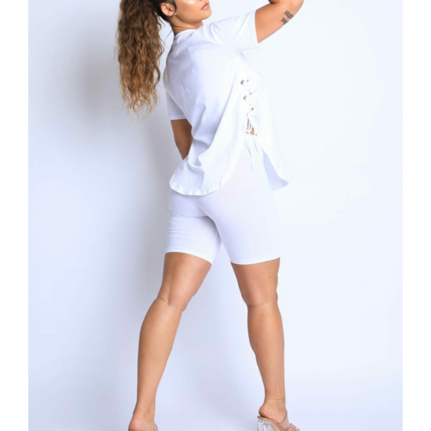 Side Tie Biker Set