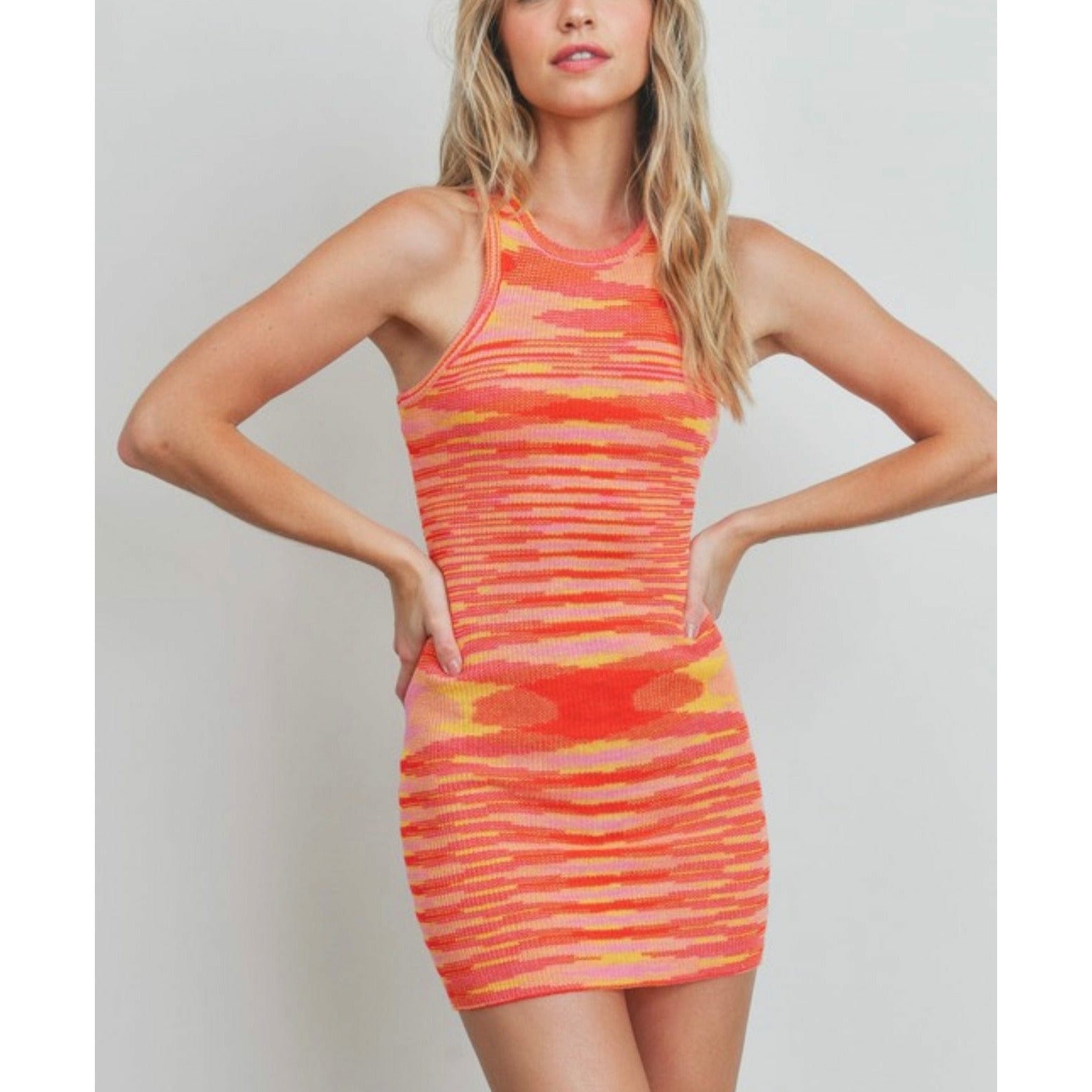 Sleeveless Knit Mini