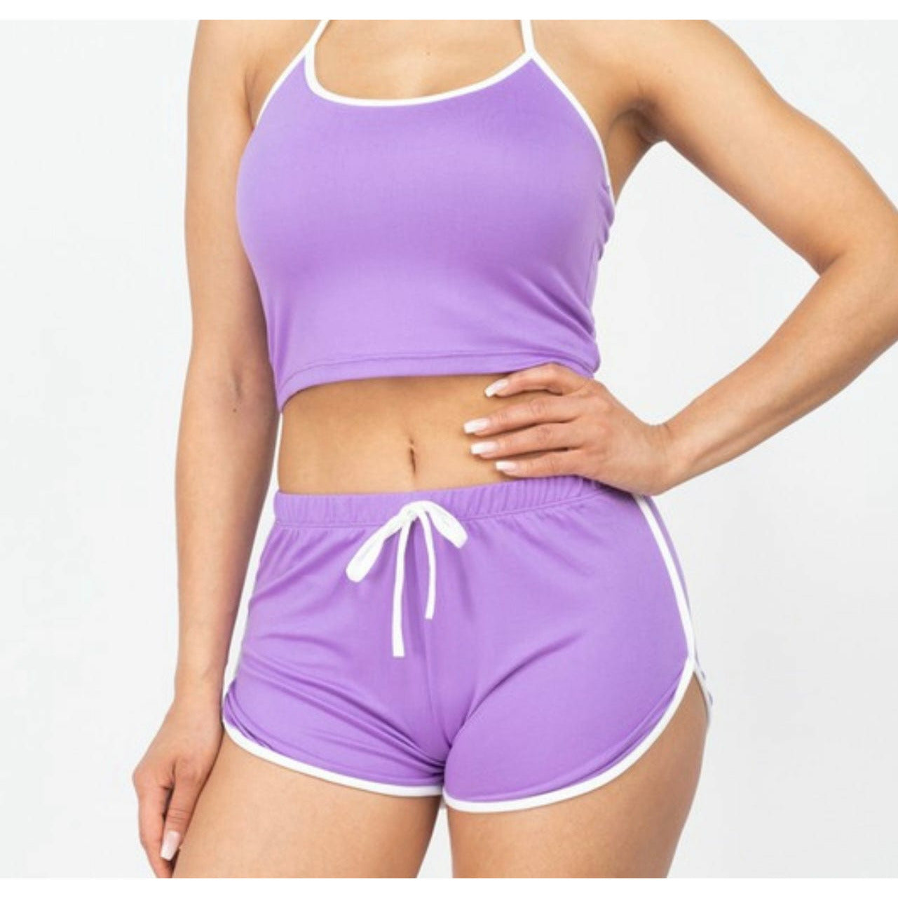 Violet Shorts Set