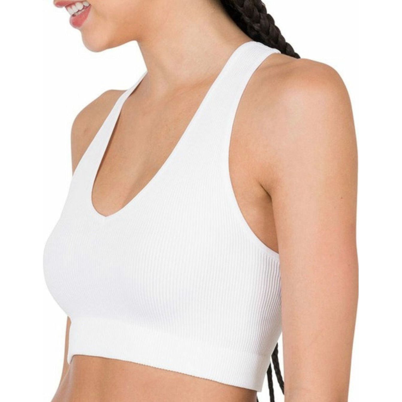 White Crop Tank