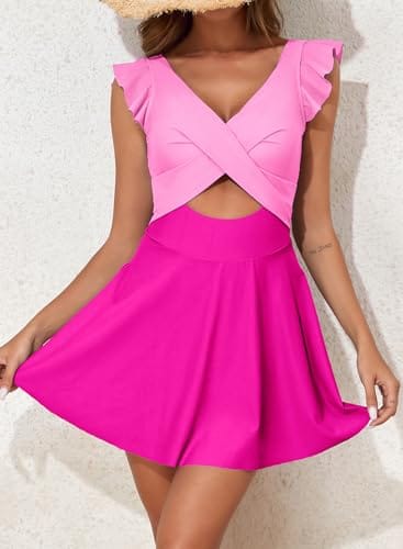Apparel Aleumdr Cutout Swimdress