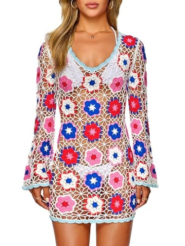Apparel FAIRY SEASON Crochet Cover Up