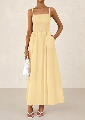 Apparel PRETTYGARDEN Smocked Maxi Dress