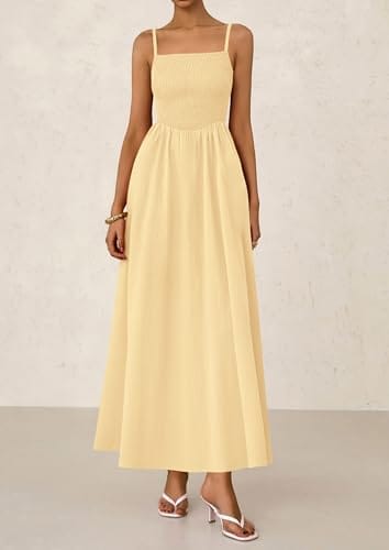 Apparel PRETTYGARDEN Smocked Maxi Dress