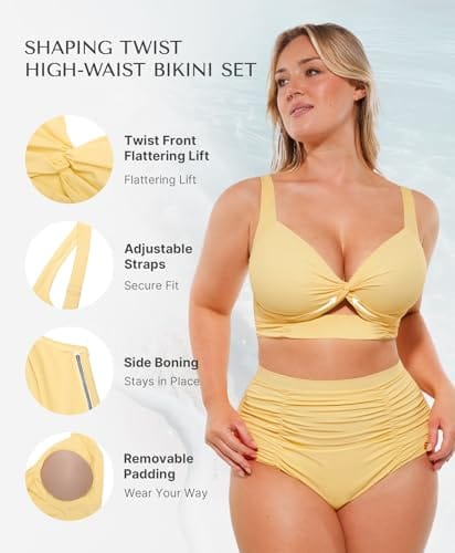 Apparel SHAPELLX Two Piece Swimsuit