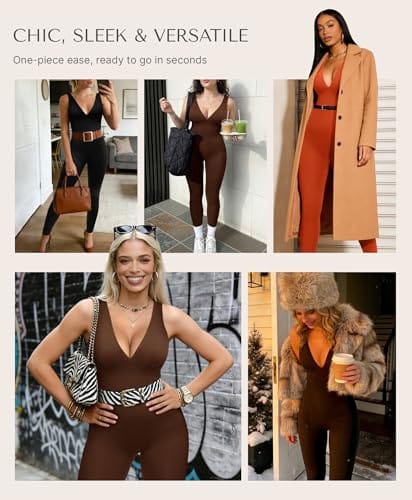 Apparel SHAPELLX Workout Jumpsuit