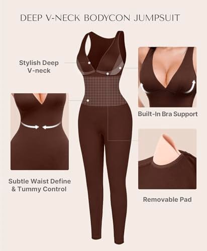 Apparel SHAPELLX Workout Jumpsuit