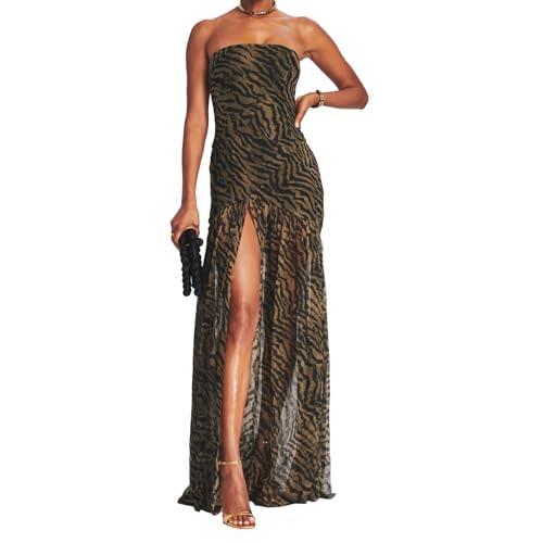 Apparel Tiger Stripe Maxi Dress