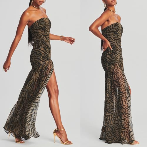 Apparel Tiger Stripe Maxi Dress