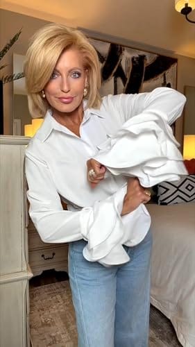 Apparel UOOZEE Flare Sleeve Blouse