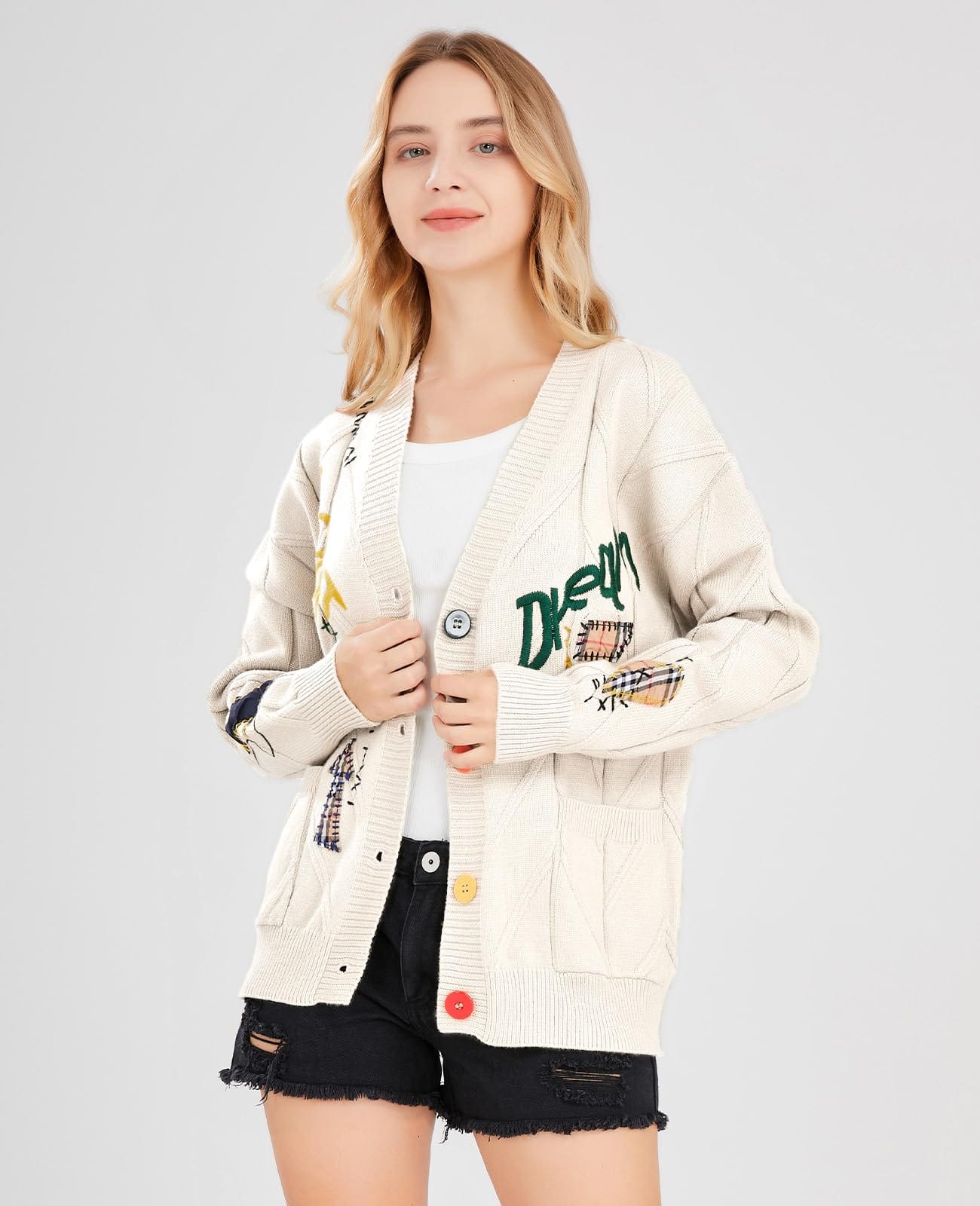 Cable Knit Long Cardigan