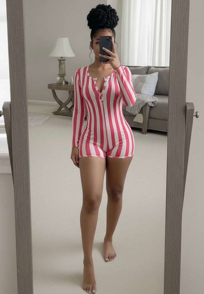 Candy Cane Romper
