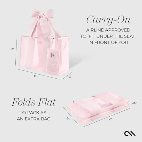 Case-Mate Pink Bow Beach Tote