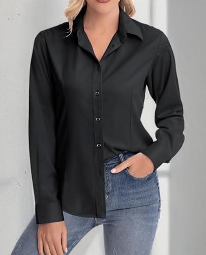 Classic-Fit Long Sleeve Button Down Shirt