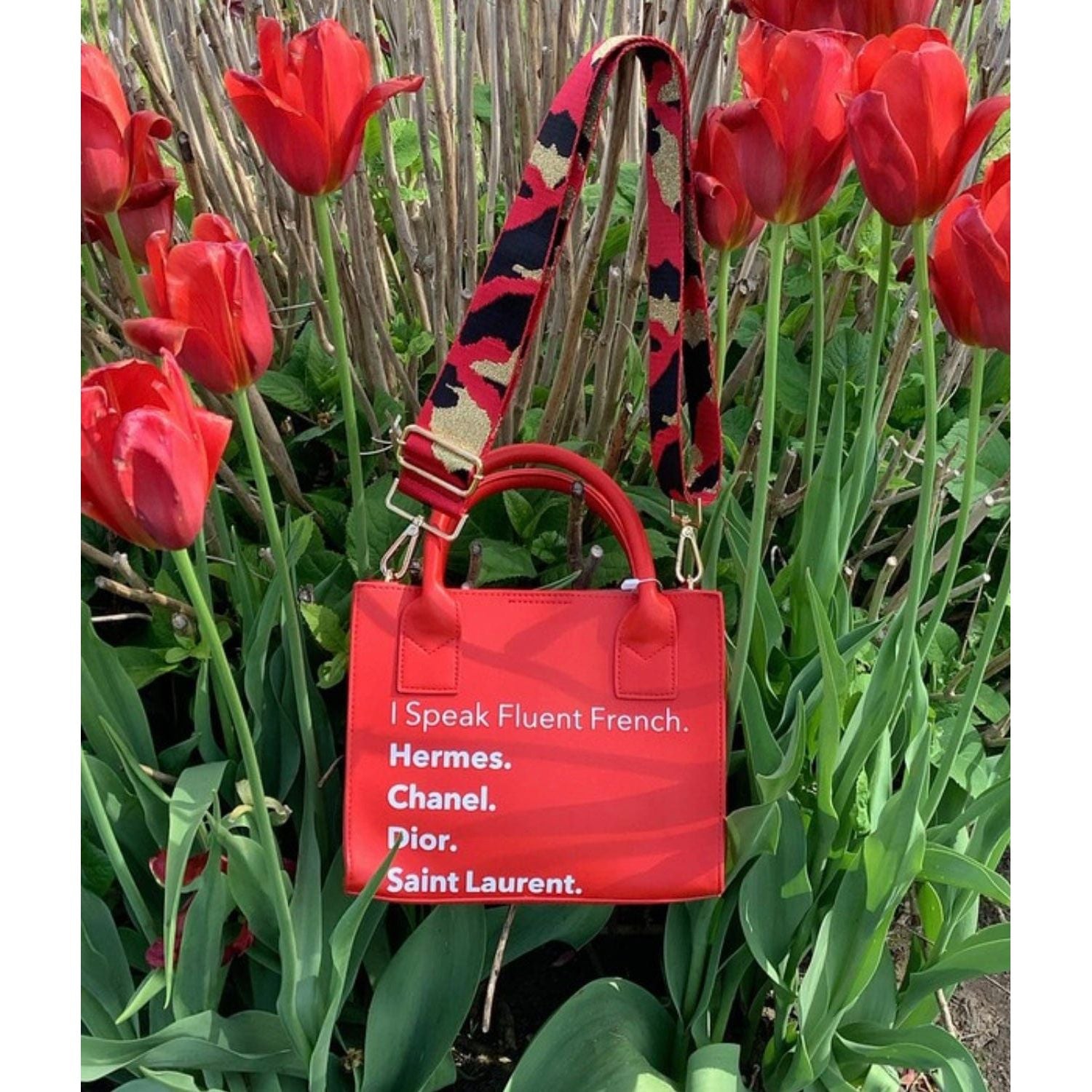 Fluent French Mini Tote-Red