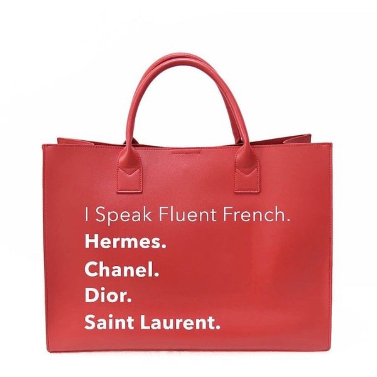 Fluent French Tote-Red