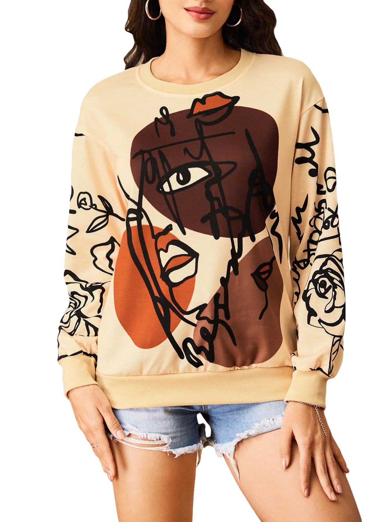 Graphic Print Sweatshirt