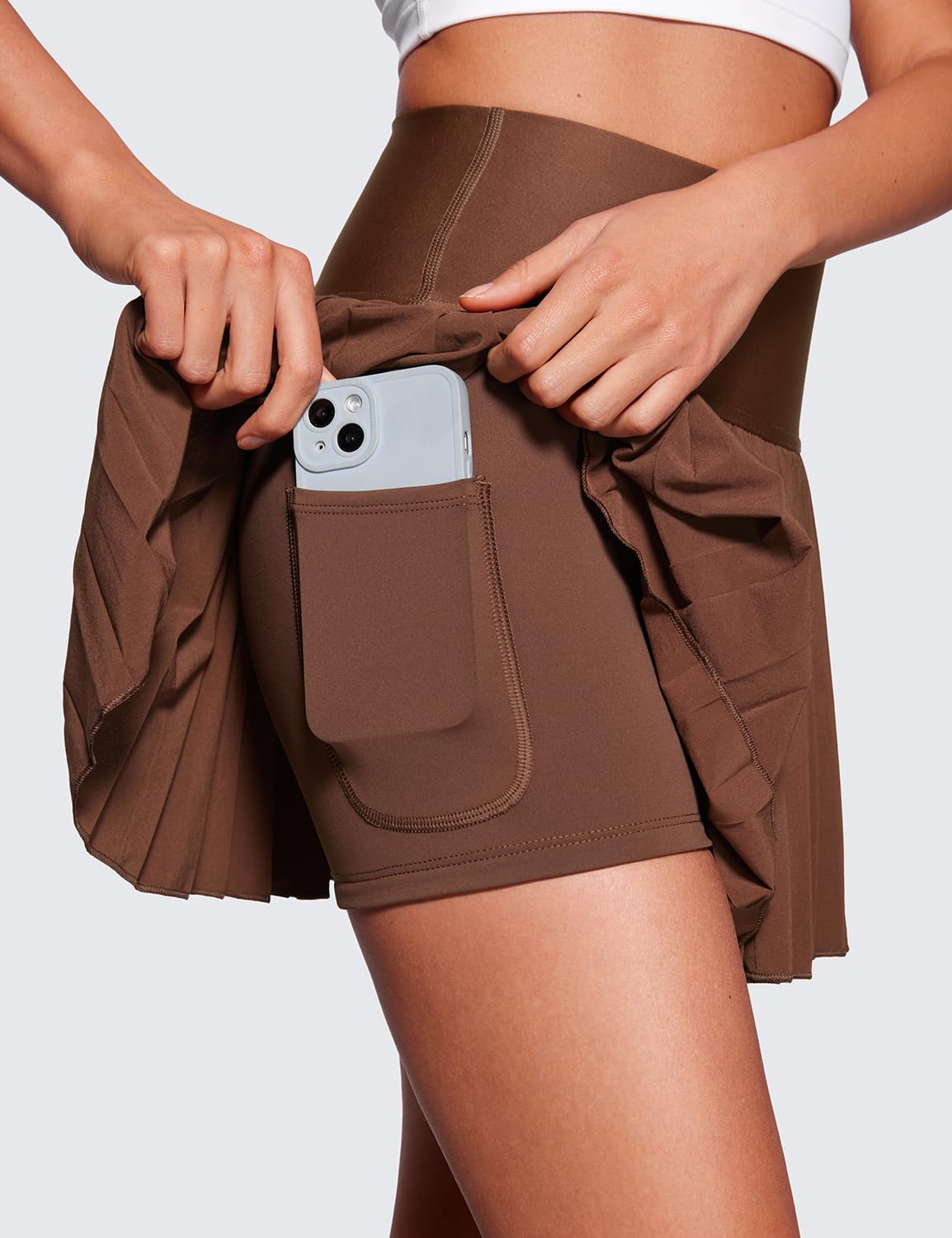 High Waisted Pleated Tennis Skirt