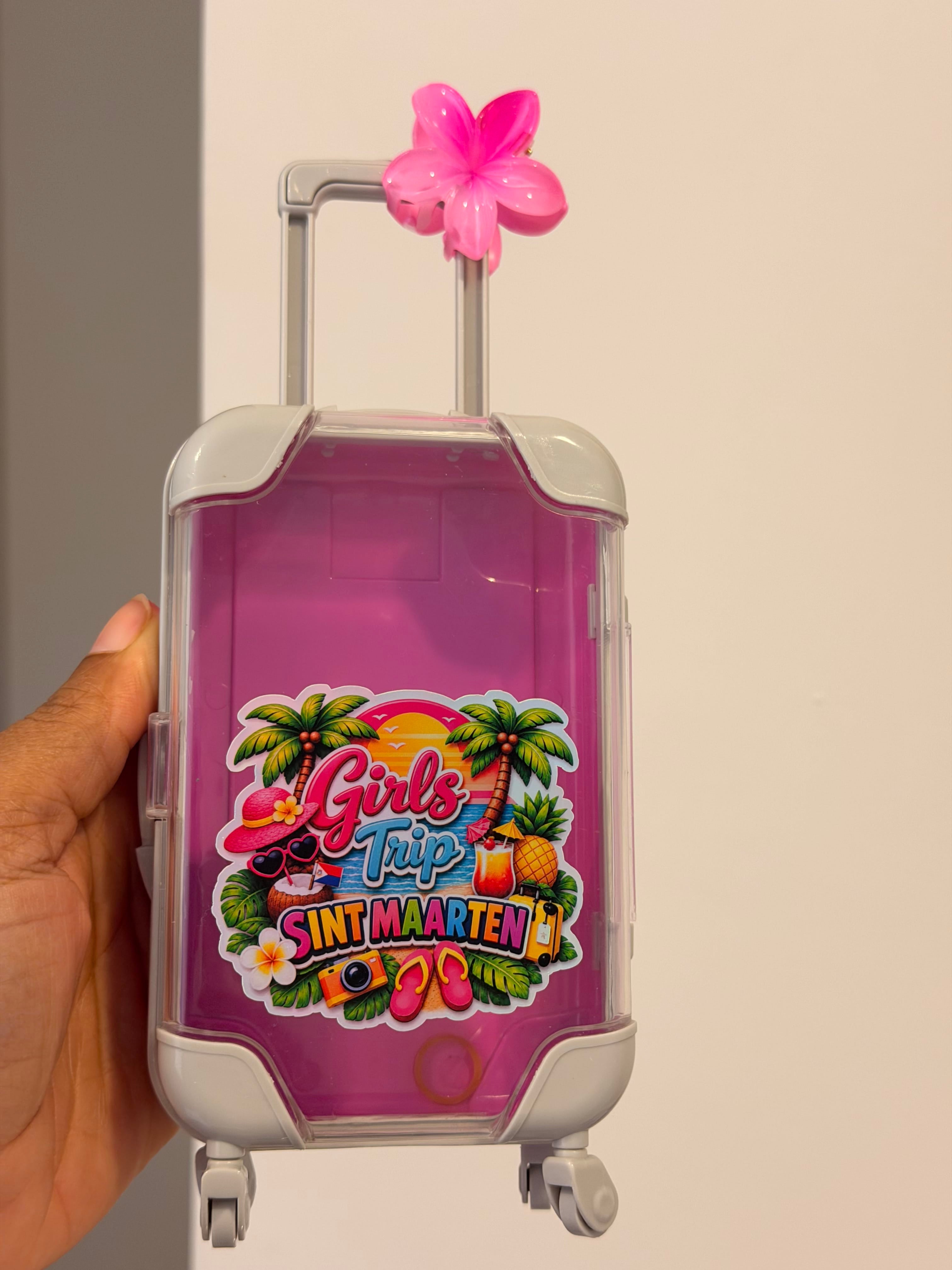 Jamaica Girls Trip Travel Kit – Mini Suitcase with Holographic Sticker or Sticker Pack (Copy)