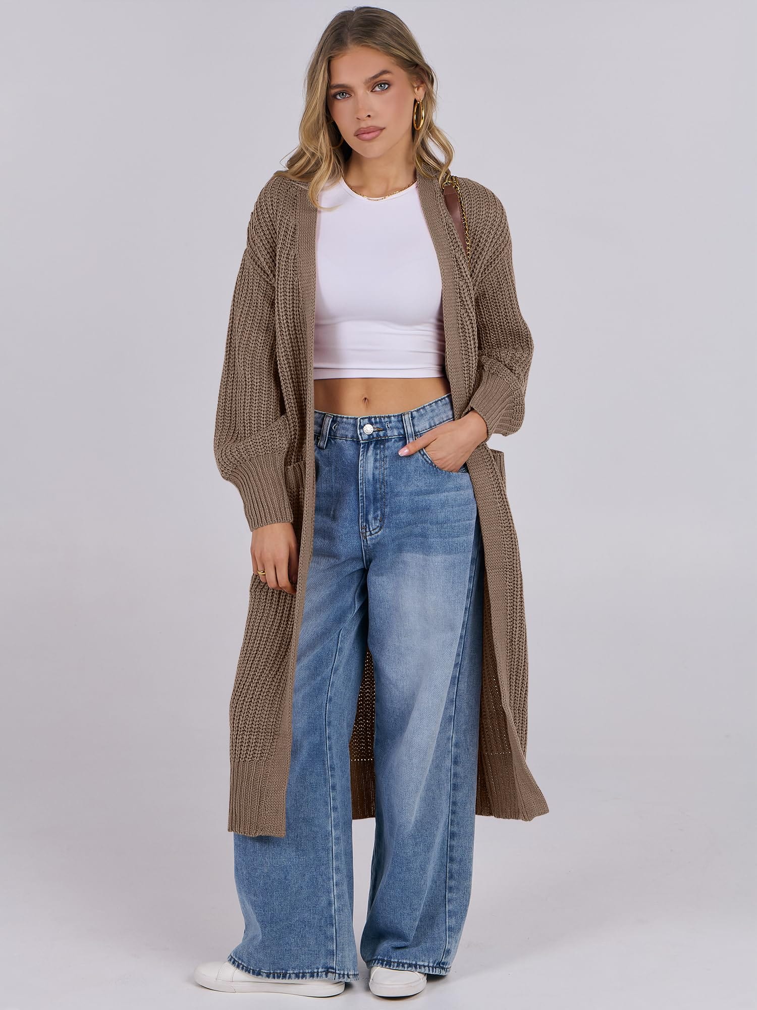 Knit Cardigan Sweater