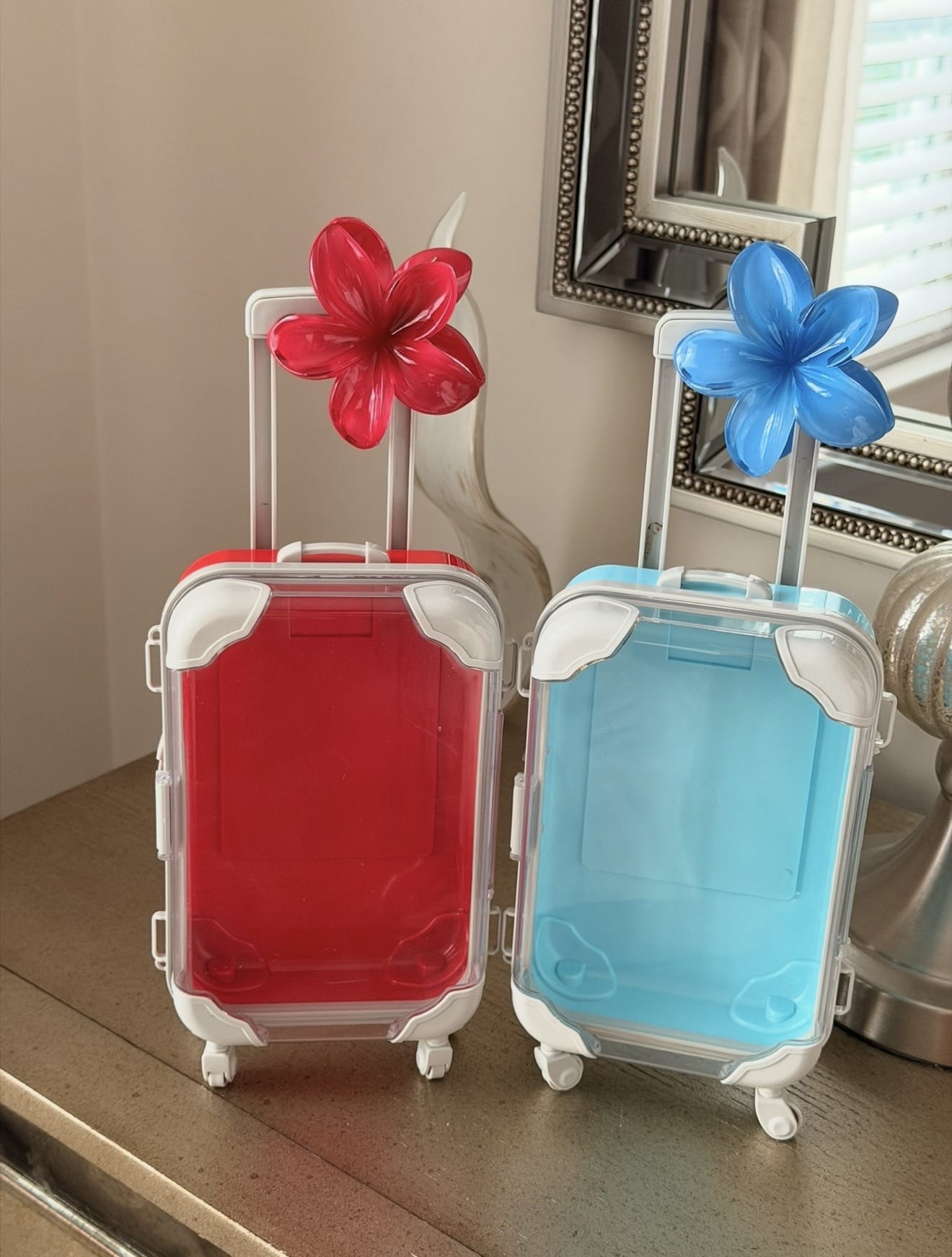 Large Mini Suitcase Party Favor | Empty Suitcase for Girls Trips & Bachelorette Parties