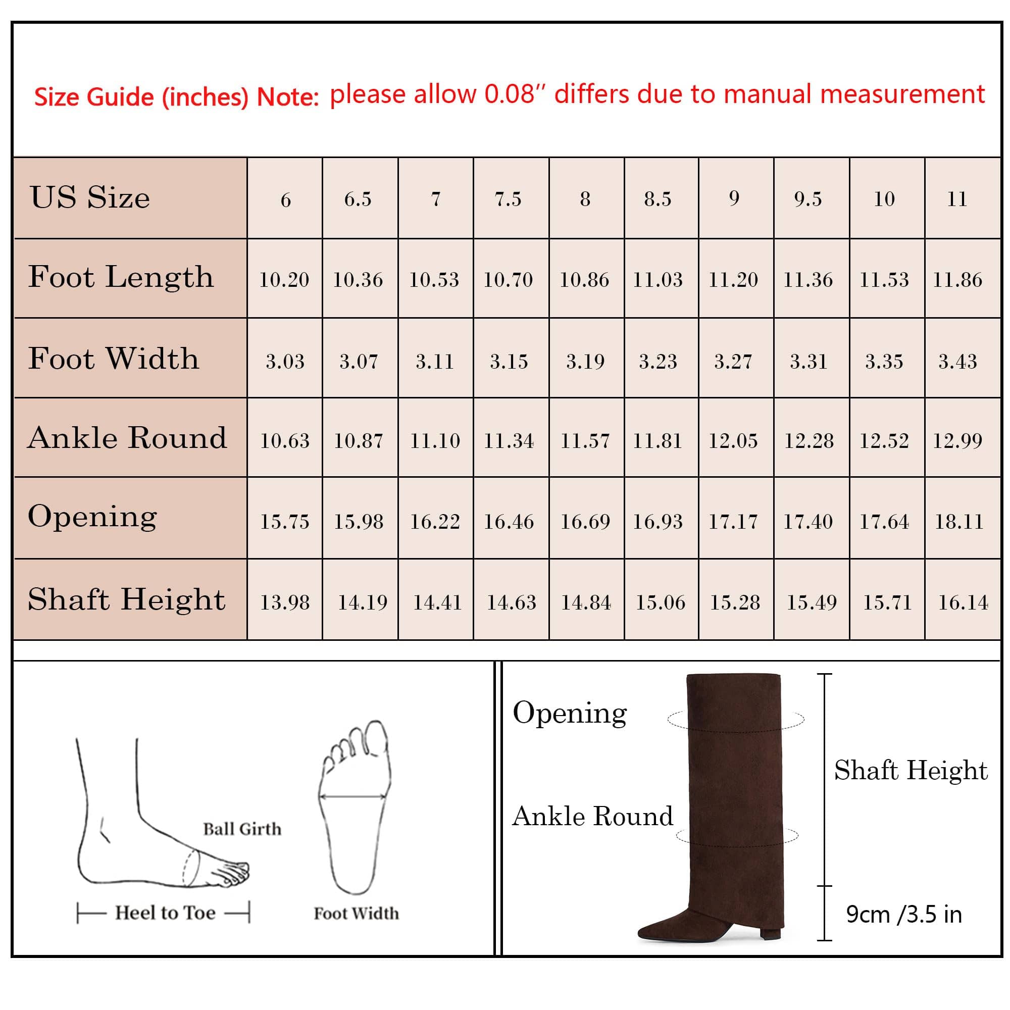 Modatope Chocolate Chunky Heel Fold Over Knee High Boots