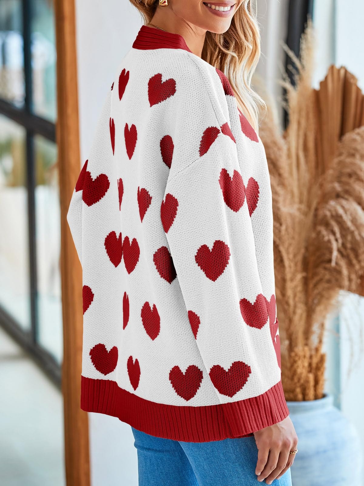 Oversized Heart Cardigan