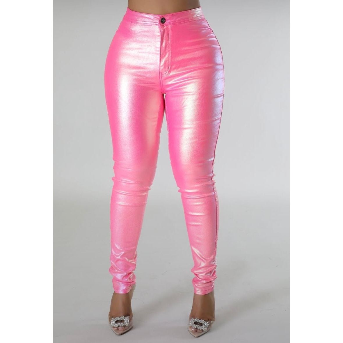 Pink Iridescent Pants