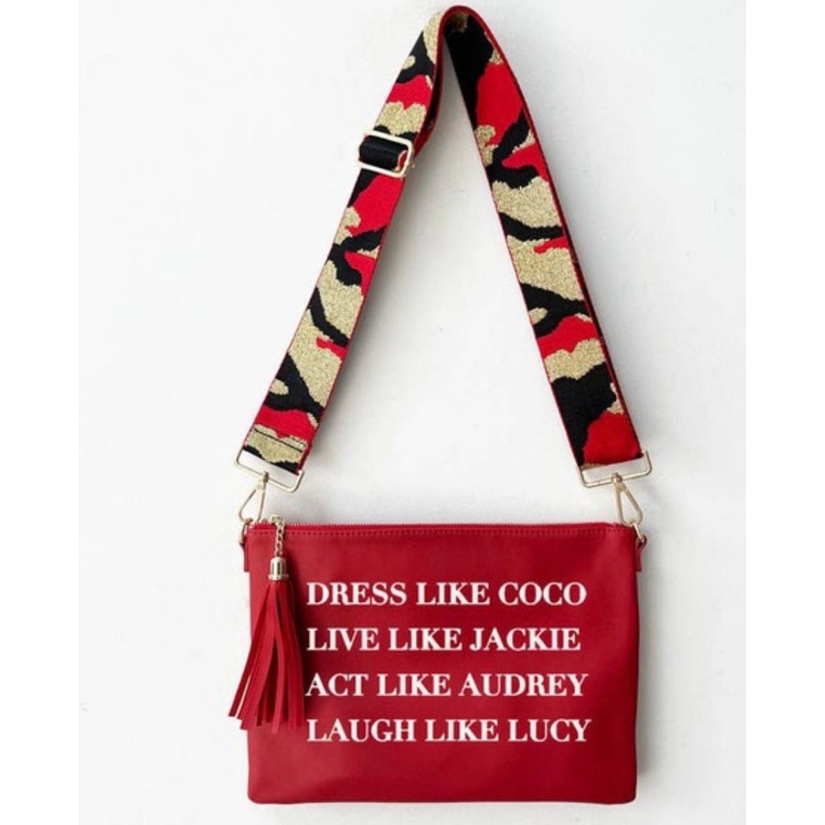 Red Dress Like Coco Crossbody Bag