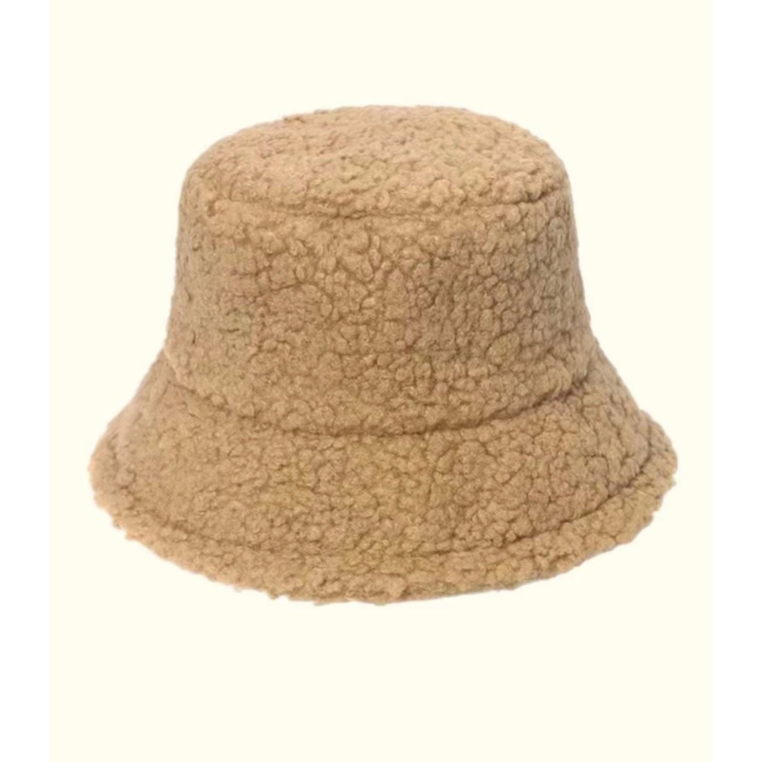 Tan Fuzzy Hat
